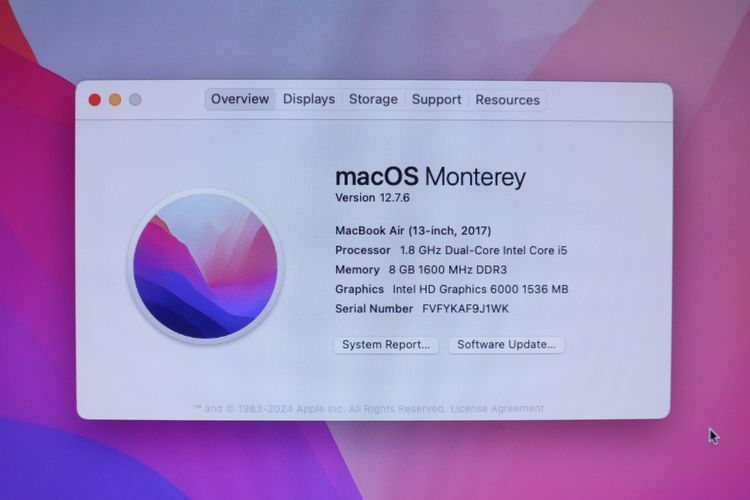 MacBook Air Core i5 2017 13" 8.128GB  รูปที่ 4