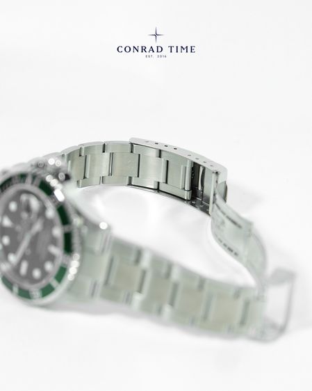 Rolex Submariner 16610LV 'Kermit Black Dial Oyster Steel 2007 40mm. Fullset รูปที่ 15