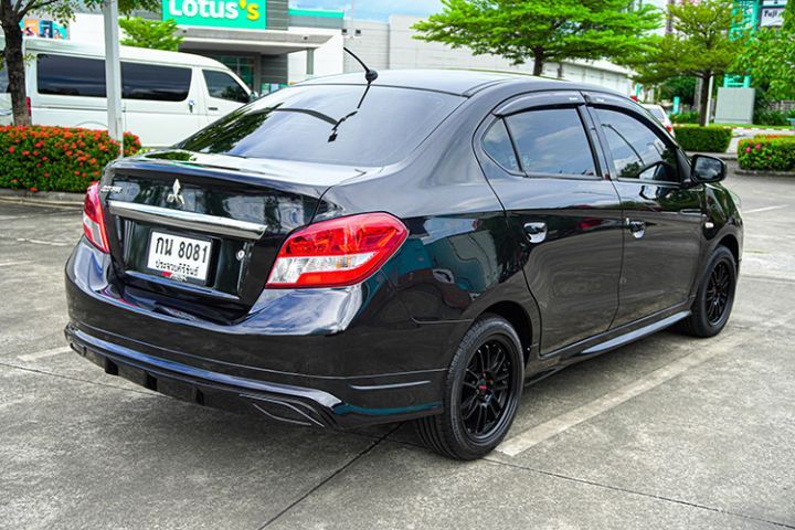 Mitsubishi Attrage 2019 1.2 GLX Sedan เบนซิน ไม่ติดแก๊ส เกียร์อัตโนมัติ ดำ รูปที่ 2