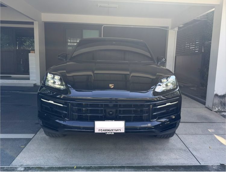 Porsche Cayenne 2024 3.0 S E-Hybrid 4WD Utility-car ปลั๊กอินไฮบริด (PHEV) ไม่ติดแก๊ส เกียร์อัตโนมัติ ดำ รูปที่ 2