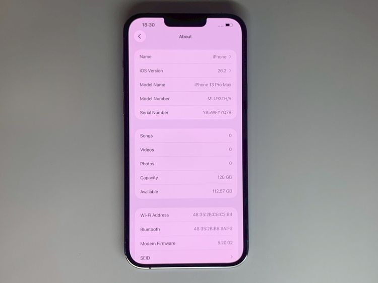 iPhone 13 Pro Max 128GB Sierra Blue รูปที่ 5