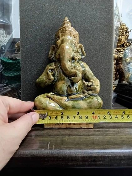 พระพิฆเนศ สร้างองค์เดียว เนื้อเซรามิก งดงามงานศิลปะ รูปที่ 6