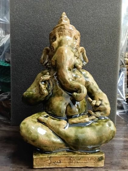 พระพิฆเนศ สร้างองค์เดียว เนื้อเซรามิก งดงามงานศิลปะ รูปที่ 18