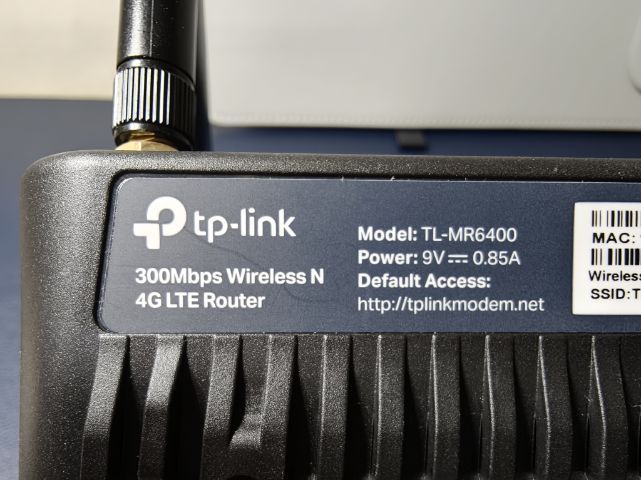tp-link router Wi-Fi 4g รุ่น TL-MR6400 , router wifi ใส่ซิม 4g, 4G LTE Router, มีแต่ตัว router กับสายชาร์จ ไม่มีกล่อง,คู่มือ,สายแลน รูปที่ 4