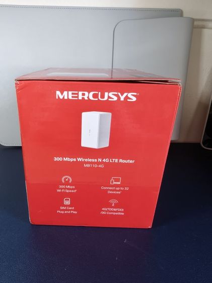 router wifi 4G ยี่ห้อ Mercusys รุ่น MB110-4G,เราเตอร์ใส่ซิมการ์ด  รูปที่ 3