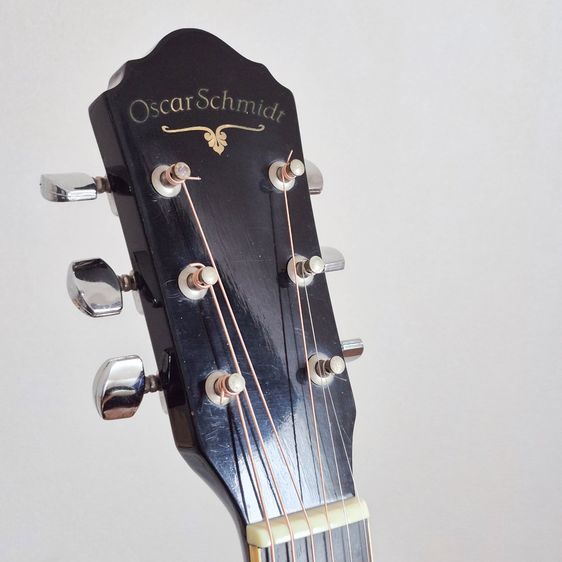 กีต้าร์โปร่ง Oscar Schmidt รุ่น OG-4 CB สีดำ ชายเว้า พร้อมกล่องแข็ง รูปที่ 4
