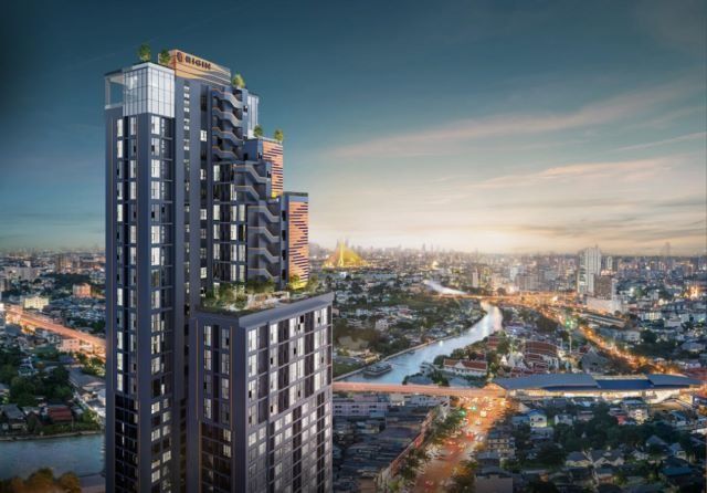 Sansiri ตกแต่งครบ CM04386 ขายดาวน์ คอนโด ออริจิ้น เพลย์ บางขุนนนท์ Origin Play Bangkhunnon ถนนจรัญสนิทวงศ์ 