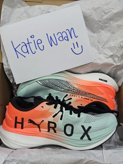 หลากสี ผ้าใบ รองเท้าผ้าใบ UK 8 | EU 42 | US 9.5 รองเท้า PUMA Deviate NITRO 3 Hyrox มือสอง สภาพนางฟ้า