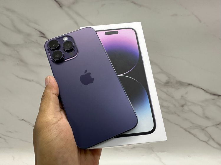 ขาย iPhone 14 Pro Max 128 GB  สี deep purple  มือสอง ยกกล่อง รูปที่ 6