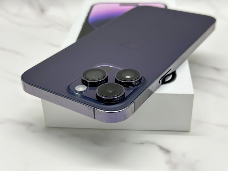ขาย iPhone 14 Pro Max 128 GB  สี deep purple  มือสอง ยกกล่อง รูปที่ 7