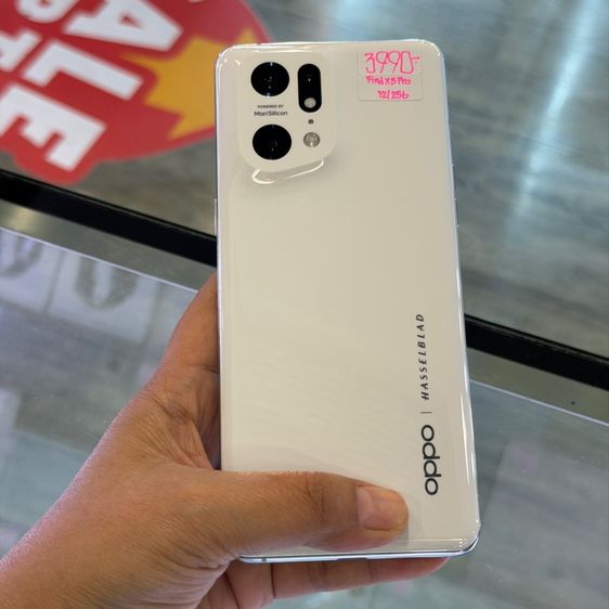 Oppo Find X5 Pro สีขาว เครื่องศูนย์ สภาพสวยมาก จอมีเส้น จอ6.7นิ้ว แรม12รอม256 Snap8 Gen1 กล้อง50ล้าน(3ตัว)🔥🔥 รูปที่ 2