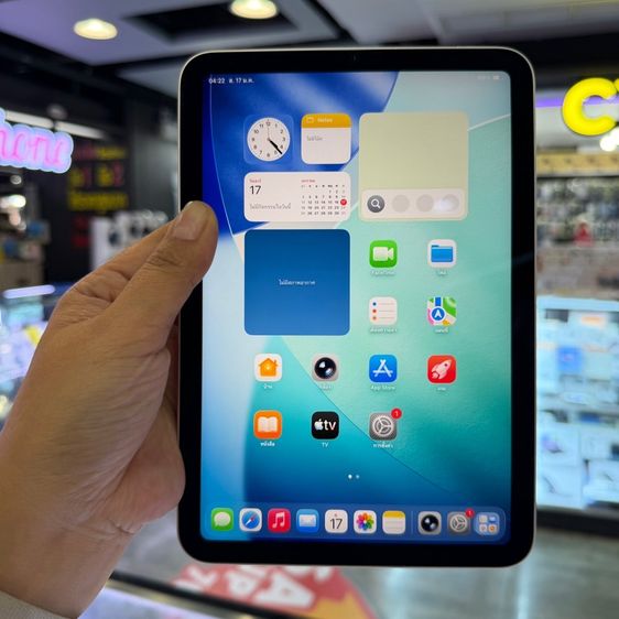 Apple 64 GB iPad mini6 64GB WiFi สีขาว เครื่องศูนย์ โมเดลTH สภาพสวยมาก เครื่องใช้งานดีเยี่ยม🔥🔥