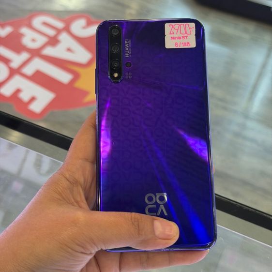 Huawei Nova 5T สีม่วง เครื่องศูนย์ สภาพสวยมาก จอ6.26นิ้ว แรม8รอม128 Kirin980 กล้องหลัง48ล้าน(4ตัว)🔥🔥 รูปที่ 2