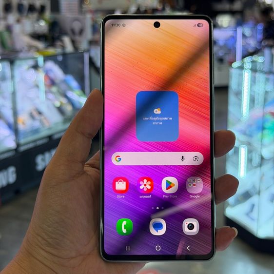 Galaxy A73 128 GB Samsung A73 5G สีเขียว เครื่องศูนย์ สภาพสวยมากๆ จอ6.7นิ้ว แรม8รอม128 Snap778G กล้อง108ล้าน(4ตัว)🥰🥰