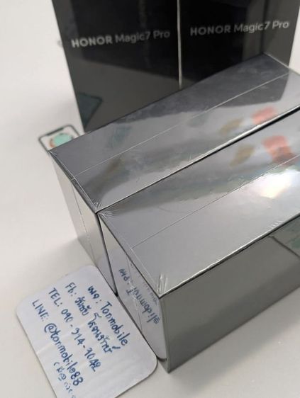 ขาย เทิร์น Honor Magic 7 Pro สี Blue ศูนย์ไทย ของใหม่มือ 1 อุปกรณ์แท้ครบยกกล่อง เพียง 18,990 บาท เท่านั้น ครับ  รูปที่ 2