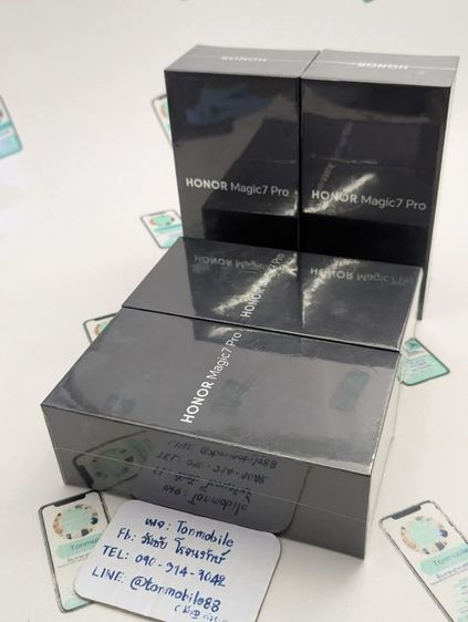 ขาย เทิร์น Honor Magic 7 Pro สี Blue ศูนย์ไทย ของใหม่มือ 1 อุปกรณ์แท้ครบยกกล่อง เพียง 18,990 บาท เท่านั้น ครับ  รูปที่ 3