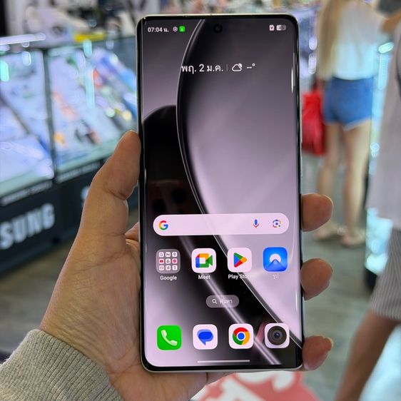 Realme GT6 Fluid Silver เครื่องศูนย์ สภาพสวยมาก จอ6.78นิ้ว แรม16รอม512 Snap8s Gen3 กล้องOIS Sony เครื่องใช้งานดีเยี่ยม ครบยกกล่อง🔥🔥 รูปที่ 2