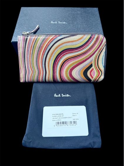 หญิง หลากสี หนังแท้ อื่นๆ กระเป๋าสตางค์ใบยาวมีซิป Paul Smith DSwirl Purse