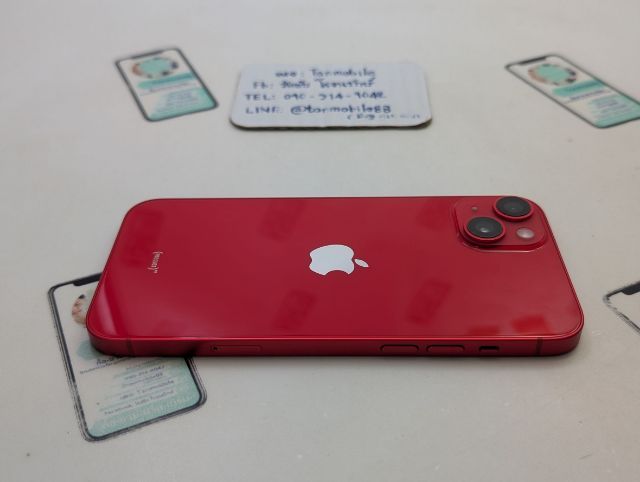 ขาย เทิร์น iPhone 14 Plus 128 Red JA สภาพสวย มีตัวเครื่องอย่างเดียว ไม่มีอุปกรณ์อื่น สุขภาพแบต 87 เพียง 11,990 บาท ครับ  รูปที่ 4