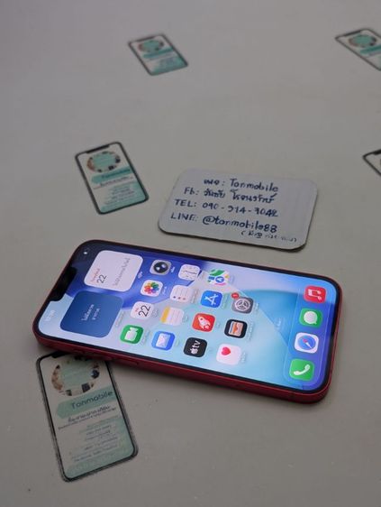 128 GB ขาย เทิร์น iPhone 14 Plus 128 Red JA สภาพสวย มีตัวเครื่องอย่างเดียว ไม่มีอุปกรณ์อื่น สุขภาพแบต 87 เพียง 11,990 บาท ครับ 