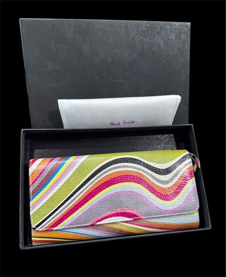 หญิง หลากสี หนังแท้ อื่นๆ กระเป๋าสตางค์ใบยาวมีซิป Paul Smith DSwirl Purse