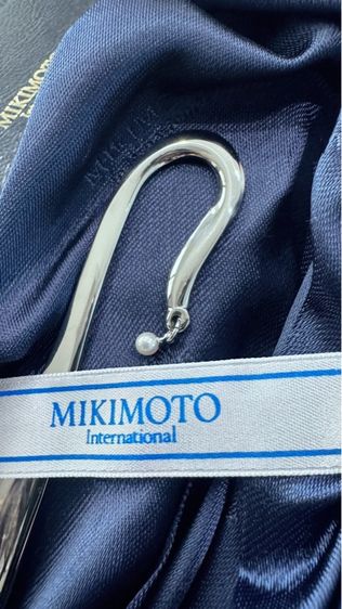 ที่คั่นหนังสือสแตนเลสประดับไข่มุกแท้ 1 เม็ดจากแบรนด์ดัง Mikimoto International จากญี่ปุ่น  รูปที่ 4