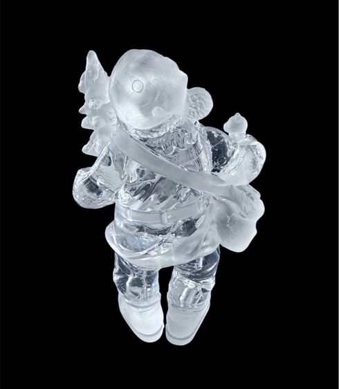 SANTA Claus Sculpture Figurine Xmas  Clear Casting Resin รูปปั้นซานตาคลอสคริสต์มาส รูปที่ 3