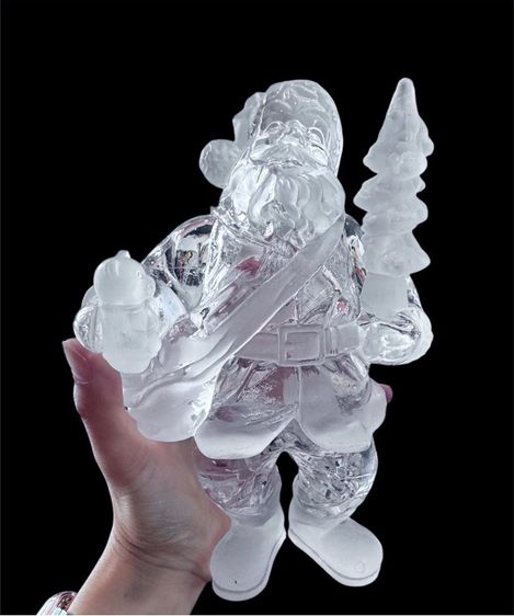 SANTA Claus Sculpture Figurine Xmas  Clear Casting Resin รูปปั้นซานตาคลอสคริสต์มาส รูปที่ 5