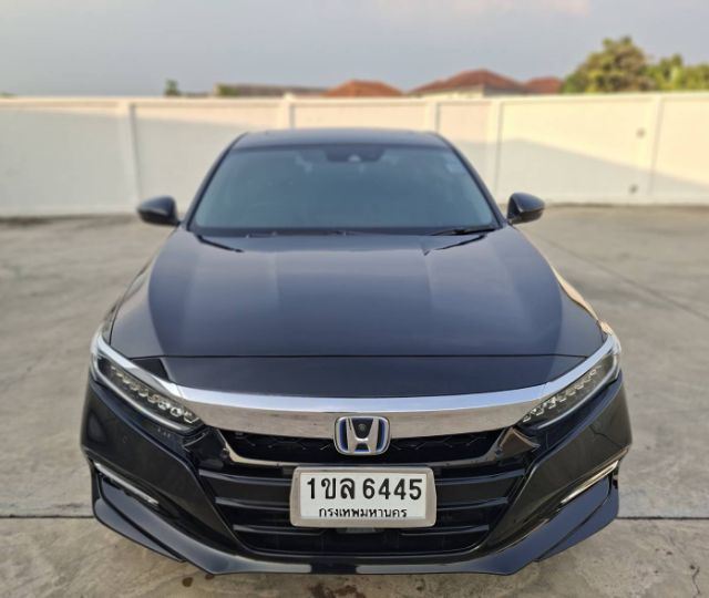 Honda Accord 2021 2.0 e:HEV Tech Sedan ไฮบริด ไม่ติดแก๊ส เกียร์อัตโนมัติ ดำ รูปที่ 2