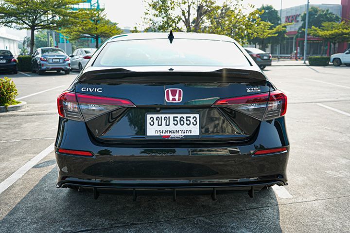 Honda Civic 2022 1.5 EL+ Sedan เบนซิน ไม่ติดแก๊ส เกียร์อัตโนมัติ ดำ รูปที่ 2