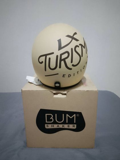 หมวกกันน็อค BUM SHAKER แท้  สีครีมด้าน ของใหม่ รูปที่ 3