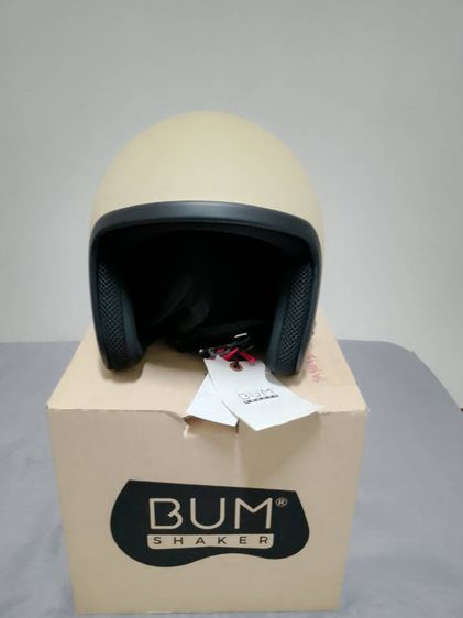 หมวกกันน็อค BUM SHAKER แท้  สีครีมด้าน ของใหม่ รูปที่ 4