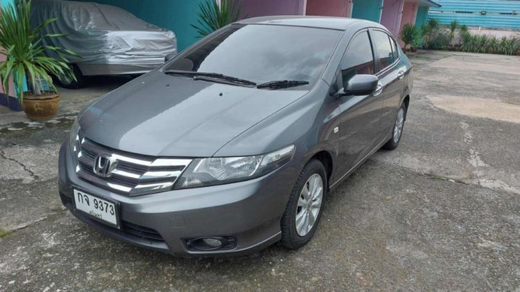 Honda City 2013 1.5 V CNG Sedan ไฮบริด NGV เกียร์อัตโนมัติ ดำ รูปที่ 3