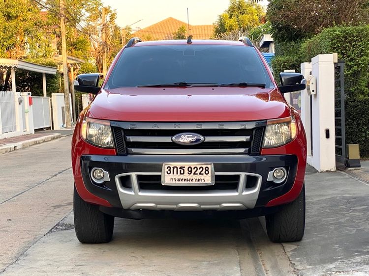 Ford Ranger 2014 3.2 Wildtrak 4WD Pickup ดีเซล ไม่ติดแก๊ส เกียร์อัตโนมัติ ส้ม รูปที่ 2
