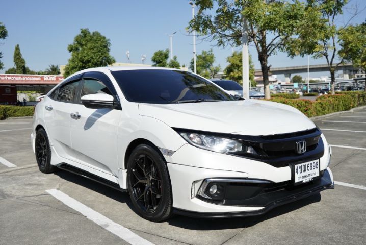 Honda Civic 2021 1.8 EL i-VTEC Sedan เบนซิน เกียร์อัตโนมัติ ขาว รูปที่ 3