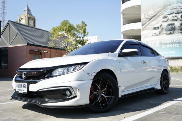 Honda Civic 2021 1.8 EL i-VTEC Sedan เบนซิน เกียร์อัตโนมัติ ขาว รูปที่ 4