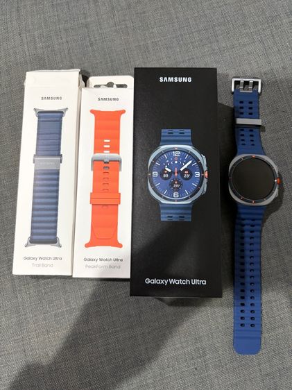 น้ำเงิน ไทเทเนียม Samsung Galaxy Watch Ultra 2025 ของแท้สภาพดี