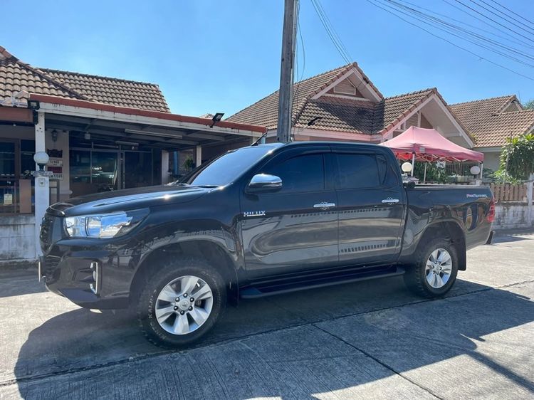 Toyota Hilux Revo 2018 2.4 J Plus Prerunner Pickup ดีเซล ไม่ติดแก๊ส เกียร์ธรรมดา ดำ รูปที่ 2