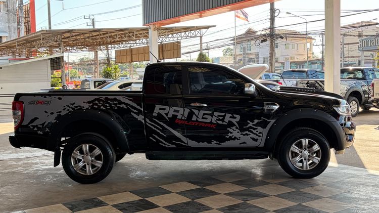 Ford Ranger 2019 2.2 XLT 4WD Pickup ดีเซล ไม่ติดแก๊ส เกียร์ธรรมดา ดำ รูปที่ 4