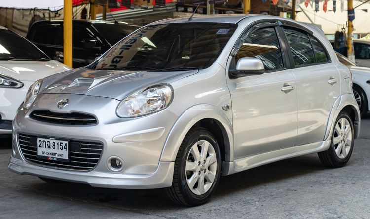 Nissan March 2013 1.2 VL Sedan เบนซิน ไม่ติดแก๊ส เกียร์อัตโนมัติ เทา รูปที่ 2