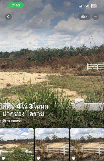 ไม่ใช่ ให้เช่าที่ดินราคาถูก ปากช่อง โคราช 4ไร่  รูปที่ 2