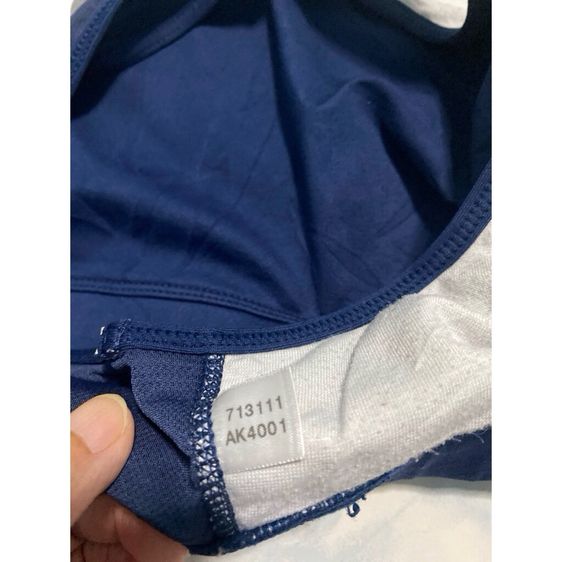 สปอร์ตบรา สีน้ำเงินเข้มโลโก้ปักไซส์ M  USE รูปที่ 7