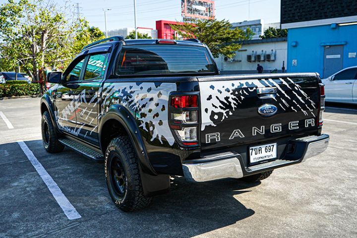 Ford Ranger 2018 2.2 Hi-Rider XLS Pickup ดีเซล เกียร์ธรรมดา ดำ รูปที่ 2