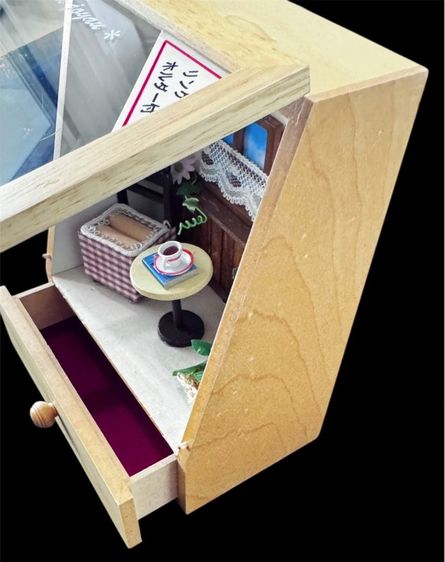 บ้านตุ้กตา3 มิติในกล่องไม้เก็บเครื่องประดับ รูปที่ 4