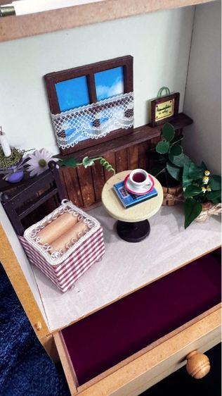 บ้านตุ้กตา3 มิติในกล่องไม้เก็บเครื่องประดับ รูปที่ 3