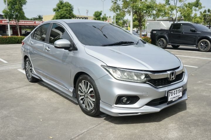 Honda City 2019 1.5 Sv i-VTEC Sedan เบนซิน ไม่ติดแก๊ส เกียร์อัตโนมัติ เทา รูปที่ 3