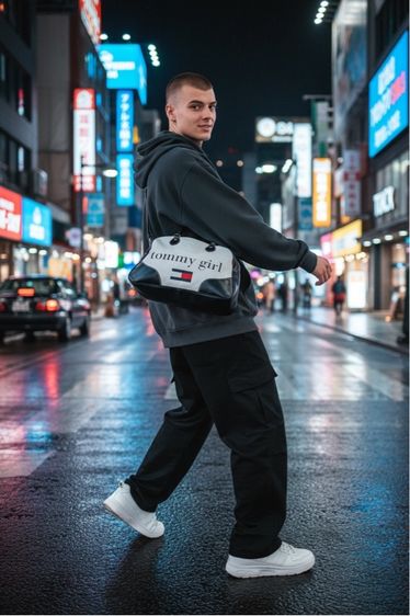 Tommy sports bag vintage แท้ รูปที่ 2