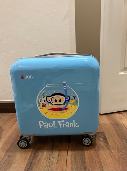 ขายกระเป๋าเดินทาง Paul Frank สีฟ้าสดใส ขนาด 17 นิ้ว ของใหม่