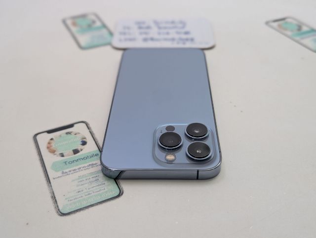 iPhone 13 Pro 256 Blue ศูนย์ไทย สภาพสวย มีตัวเครื่องอย่างเดียว ไม่มีอุปกรณ์อื่น สุขภาพแบต 84 เพียง 12,590 บาท ครับ  รูปที่ 5