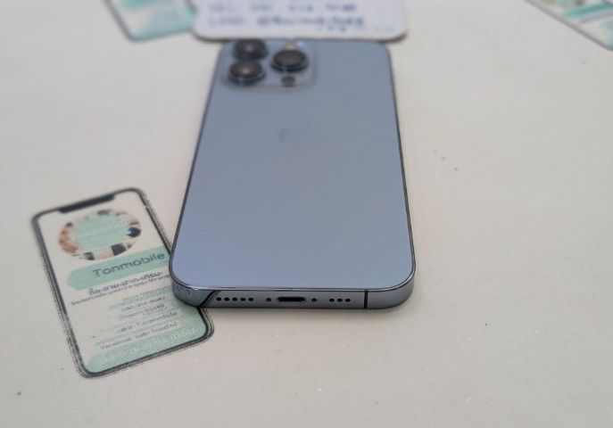 iPhone 13 Pro 256 Blue ศูนย์ไทย สภาพสวย มีตัวเครื่องอย่างเดียว ไม่มีอุปกรณ์อื่น สุขภาพแบต 84 เพียง 12,590 บาท ครับ  รูปที่ 6